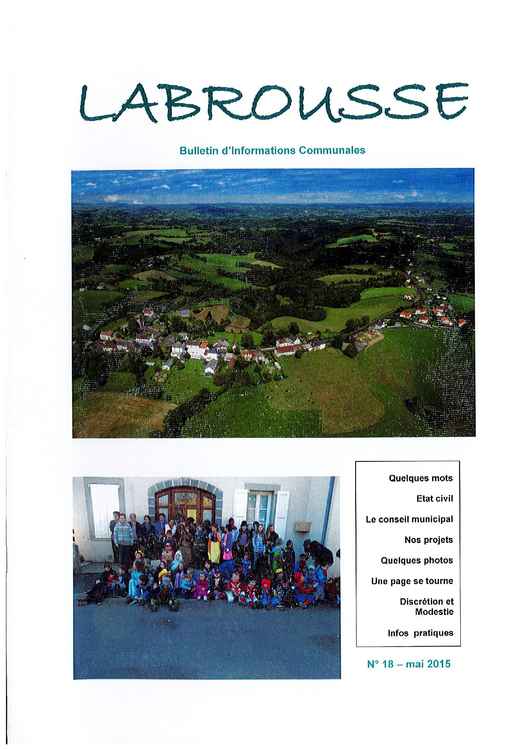 BULLETIN LABROUSSE N°18 MAI 2015