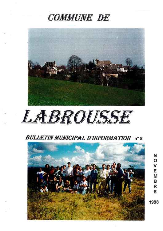 BULLETIN LABROUSSE N°8 NOVEMBRE 1998